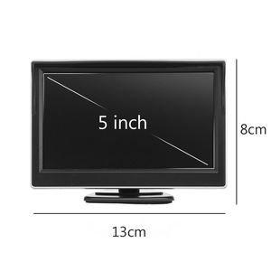 5 Inch Full <strong>Display</strong> Car Monitor with 2 Video Inputs for Rear View Backup <strong>Reverse</strong> Camera Reversing Aid Car <strong>LCD</strong> Monitor Camera DVD - Product Image 3