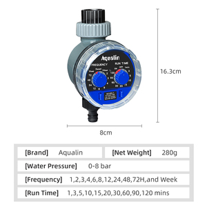 厂家直销Aqualin机械水定时器手动灌溉定时器洒水系统用于花园浇水 - Product Image 2