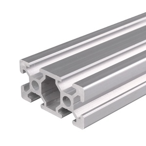 2040 Aluminum Extrusion Profile European Standard Anodized Black V <strong>Type</strong> <strong>Linear</strong> <strong>Rail</strong> Aluminum for 3D Printer Length 500mm - Product Image 1