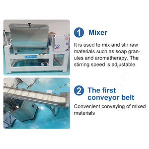 Automatic 100-300 Kg/h Soap Making Machine Mini Soap Bar Forming Plodder Machine for Sale - Product Image 3