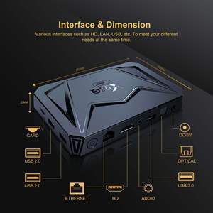 Android 14,0 Allwinner H728 Octa Core ARM Cortex A55 Full HD 4K TV Box Set Top Box X96Q PRO Plus