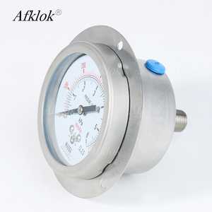 Thiết bị đo lường quy mô duy nhất trục kết nối 1/4npt 0-250 bar dầu điền cho các phép đo trong phòng thí nghiệm đo áp suất - Product Image 2