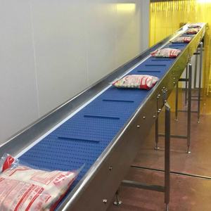 Máquina transportadora de elevación inclinada modular plástica ajustable para descargar el transportador - Product Image 2