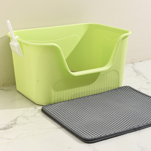大型マックプラスチック製ペットトイレ猫リターボックス20L大型取り外し可能 - Product Image 1