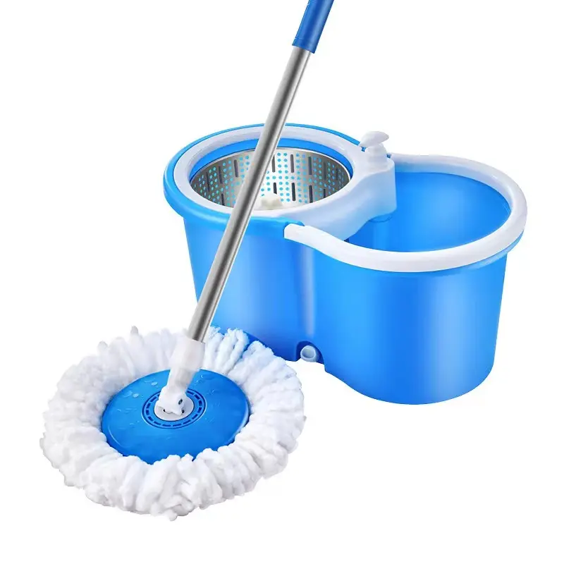 Singolo facile migliore mop in microfibra per la pulizia del pavimento girevole online filatura 360 rotante pulito spin mop magico con secchio di plastica