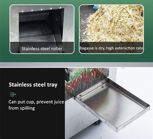 プロの商用大容量電気サトウキビジュース機/サトウキビ加工機 - Product Image 6