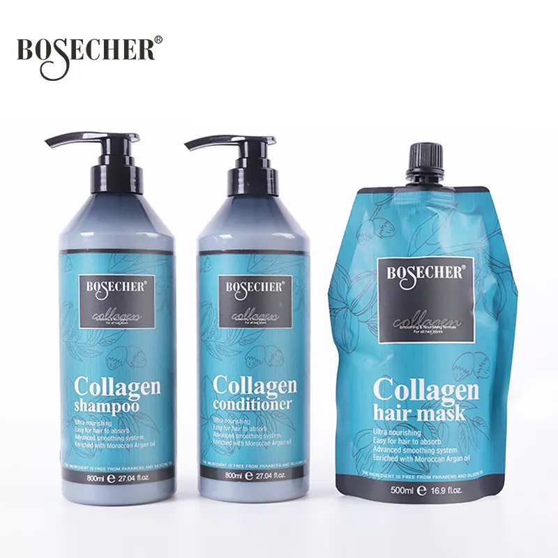 Bosecher وصفت الكولاجين علاج الشعر كما مكافحة فقدان الشعر العلاج الطبيعي عامل ترطيب الكولاجين قناع الشعر