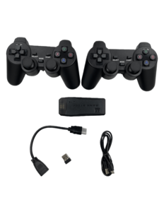 Draagbare <span class=keywords><strong>Game</strong></span> Stick M8 4K TV HD met 2 draadloze gamecontrollers/joysticks en 20.000 klassieke retro videogames console - Product Image 4