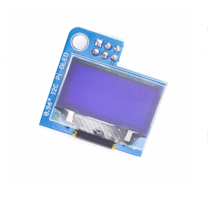 Modulo Display Oled modulo 0.96 pollici OLED I2C SSD1306 128X64 modulo di visualizzazione schermo blu per lampone Pi 4B 3B Zero 2 W - Product Image 2