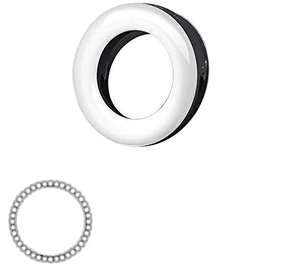 Rechargeable Selfie <strong>Light</strong> &amp; Phone <strong>Light</strong> Clip for iPhone - Phone <strong>LED</strong> <strong>Light</strong> with Adjustable Brightness, Perfect for Selfies, Make - Product Image 2