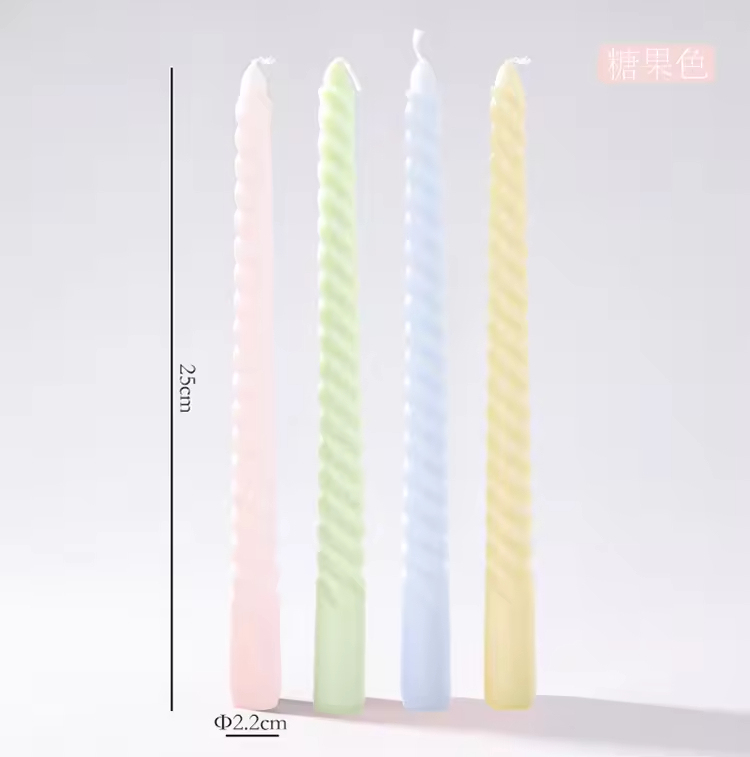 Spirale de 25 cm couleur bonbon