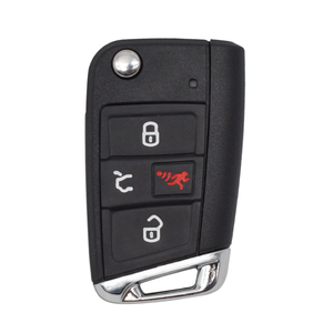 3 + 1 düğme ASK315MHz akıllı uzaktan araba anahtarlık MQB AES ID88 PN: 5G6 959 752 <span class=keywords><strong>BM</strong></span> HU162 2015-2019 Golf GTI için girinti ile