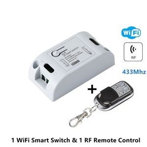 RFWiFiスマートスイッチ433Mhz 10A 220vRFレシーバースマートホーム用インテリジェントリモートワイヤレスコントロール - Product Image 4