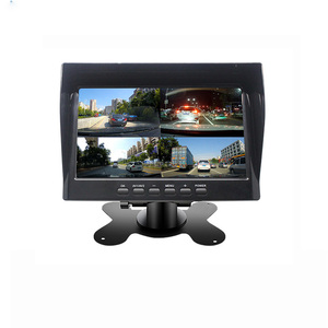 7-Inch Split DVR Monitor with <strong>4</strong>-Ways <strong>Reverse</strong> Camera AHD Image <strong>Sensor</strong> Traffic Surround Recorder Truck System Kit Vision Model