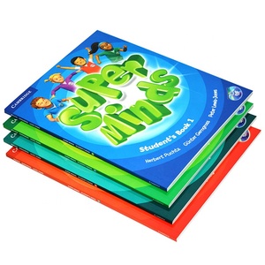 学校工作簿与光盘质量彩色4C/4C软封面教科书平装装订光泽层压封面印刷厂 - Product Image 6