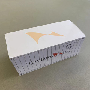 Bloc de notas de cubo de papel con logotipo de patrón personalizado, Bloc de notas de cubo de contenedor de envío de oficina para regalos de ferias comerciales - Product Image 3