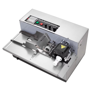 Automatische feste Tinten strahl walze Datum Chargen nummer Druck Codierung Codierer Maschine Edelstahl lackierte Eisens chale