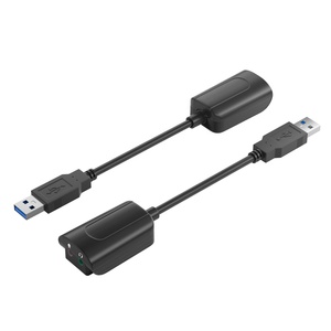 Nueva tarjeta de sonido con cable 7,1 USB2.0 con tarjeta de sonido con cable adecuada para computadoras, televisores, proyectores, tarjeta de sonido externa