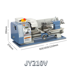 JY小型旋盤210V/400,金属チューリングミニベンチメタル手動旋盤可変速度ミニ旋盤 - Product Image 3