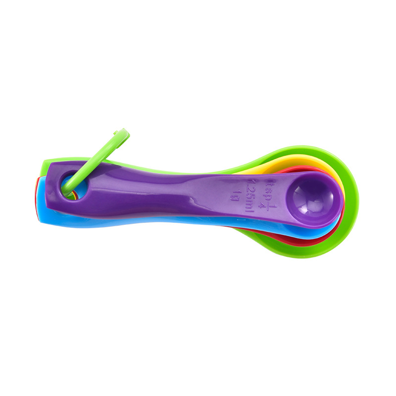 5-piece set of colored measuring spoons