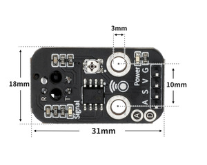 HS-S01A Infrarot-Erkennungs sensor modul Tracking-Hindernis vermeidung modul Kompatibel mit Arduino Kit DIY Robot Kit