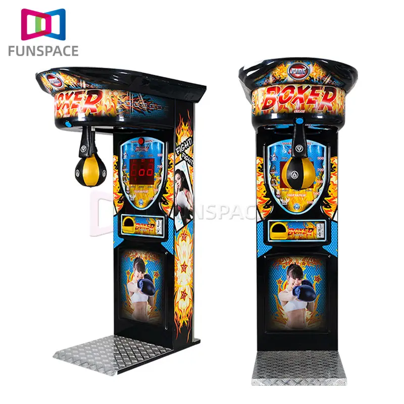Funspace-máquina de Arcade de Redemption para adultos, máquina de juego de boxeo de gran tamaño con monedas operadas en interiores
