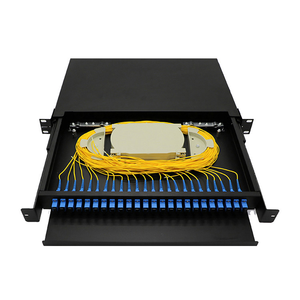 FTP/SC/UPC/APC 12 puerto 24 núcleos de 19 pulgadas ODF de montaje en rack caja de terminación FTTH FC/ST/LC/panel - Product Image 5