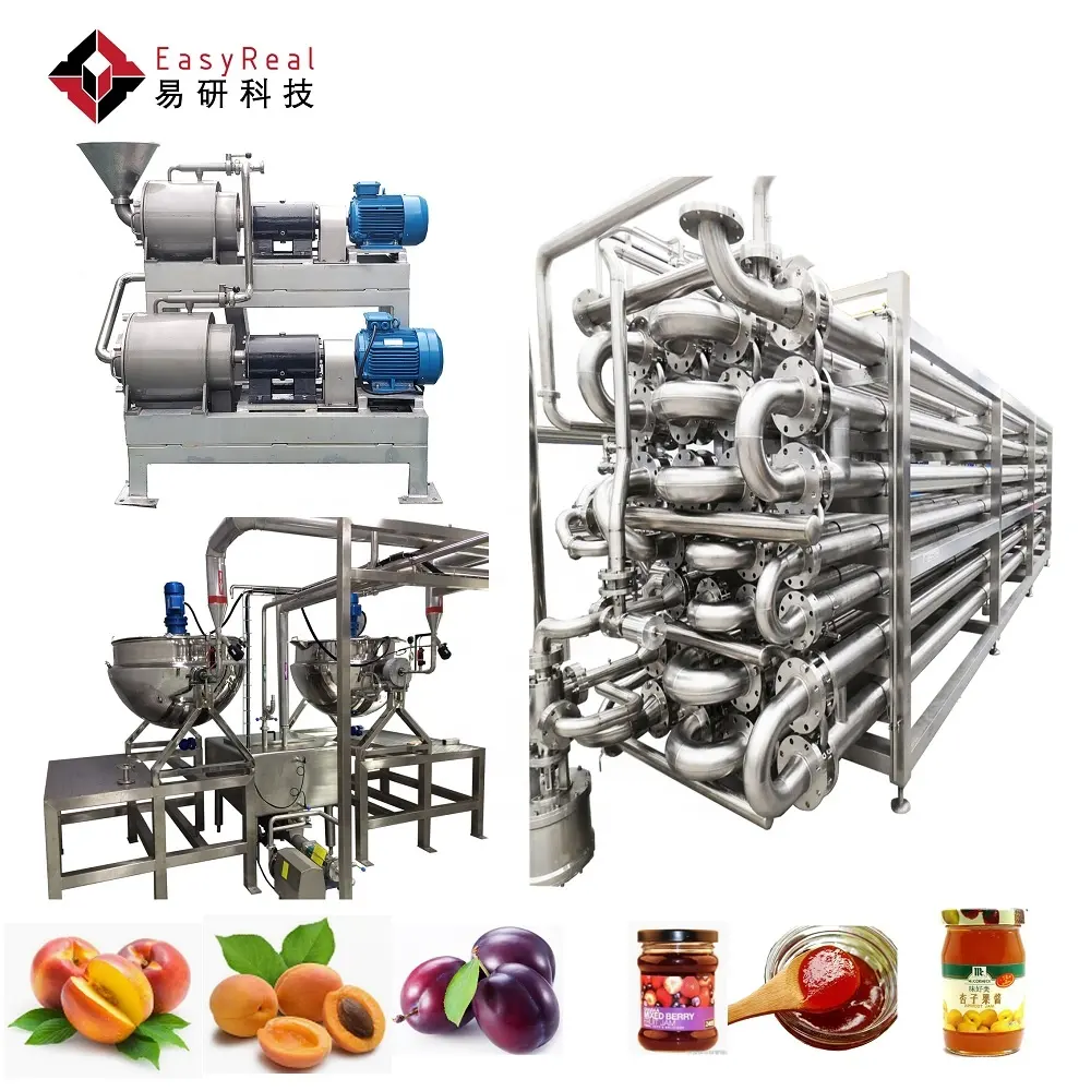 Italy Design Competitive Price Apricot and Peach and Plum Jam and Marmalade Jam Production Machine Jams Line