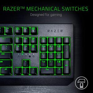 Razer-Teclado mecánico para gaming Blackwidow Essential, Macro de programación de teclas completas, retroiluminación RGB