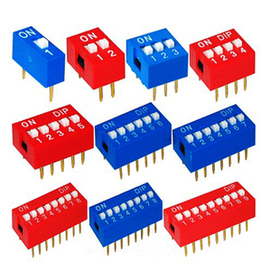 5 pozisyon 10 Pin 2.54mm ROHS slayt Dip anahtarları DIP anahtarı ürün kategorisi - Product Image 3