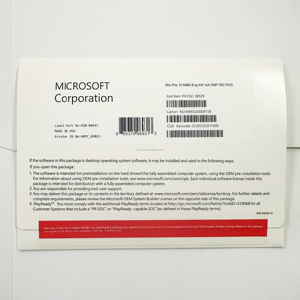 ロシアのWin 10プロフェッショナルOEMディスク、Win 10 DVD、100% アクティベーションのすべての機能を含み、オンライン配信をサポートします。 - Product Image 1