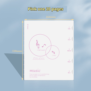 Fermagli musicali multifunzione Design con fibbia a fungo a foglia larga di ricambio per la classificazione dei quaderni di pianoforte - Product Image 6
