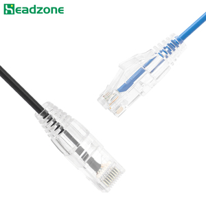 Tecnología profesional aislada UTP Cable redondo Delgado Cat6a LAN Internet PC Router Ethernet para aplicaciones de telecomunicaciones - Product Image 6