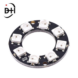 8 Bit WS2812 5050 RGB LED-Modul Intelligentes Vollfarb-RGB-Lampenring-Entwicklungs platine Großer Ring 32mm - Product Image 2