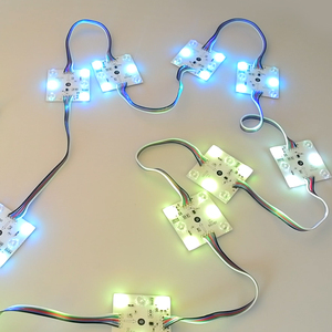 Full Color Pixel 24V Led Module Outdoor Led Module Light Magic 3030 RGB Blockchain alluminio PCB Panel RGBW pubblicità Box Light - Product Image 3