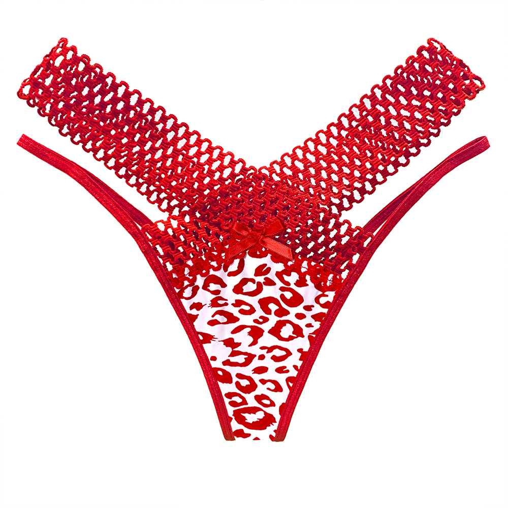 Stampa leopardo rosso