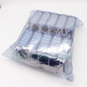 Mavi renk led 2835 modülü, yanıp sönen açık led modül enjeksiyon, IP65 araba yan ışık dekorasyonu 24v 12v flaş led ışık modülü - Product Image 6