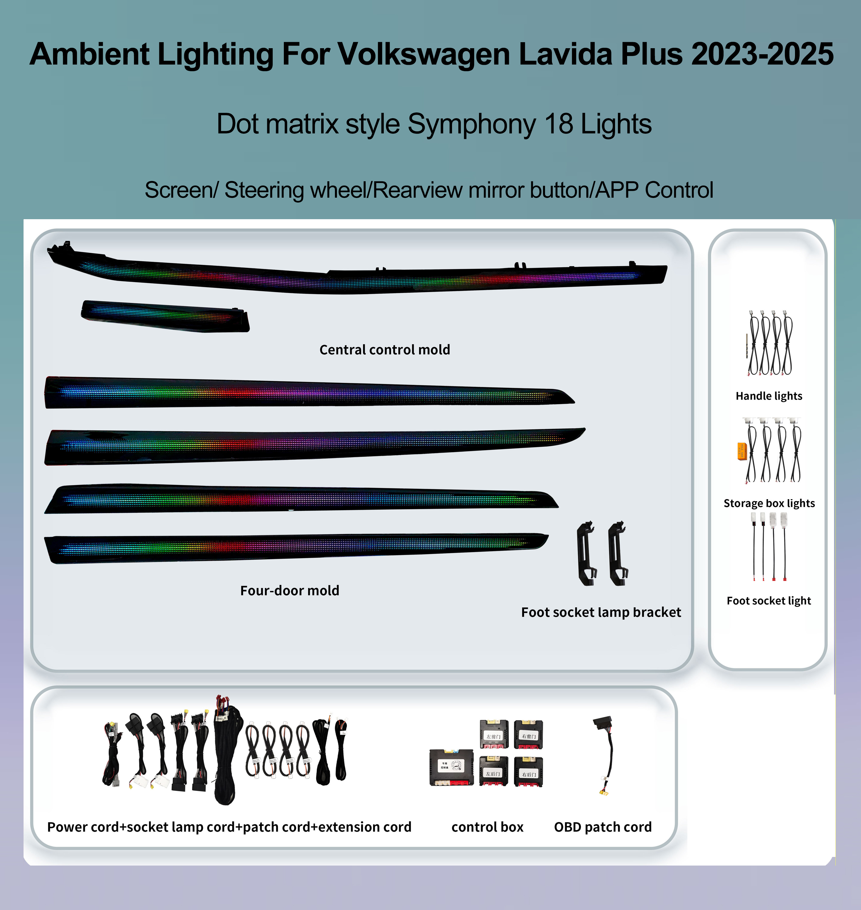 (2023-2025) ไฟซิมโฟนี 18 ดวง แบบดอทเมทริกซ์