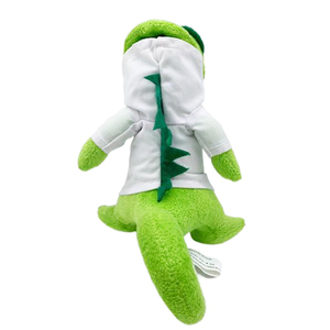 製造販促ブランドロゴぬいぐるみトカゲぬいぐるみ科学者キャラクタージャケット付き