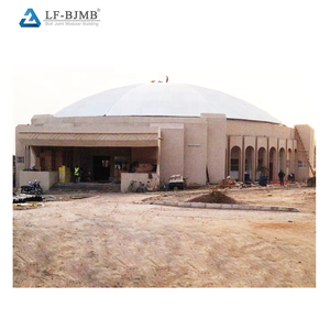 Edificio de estructura de acero con techo de cúpula de atrio de vidrio personalizado - Product Image 6