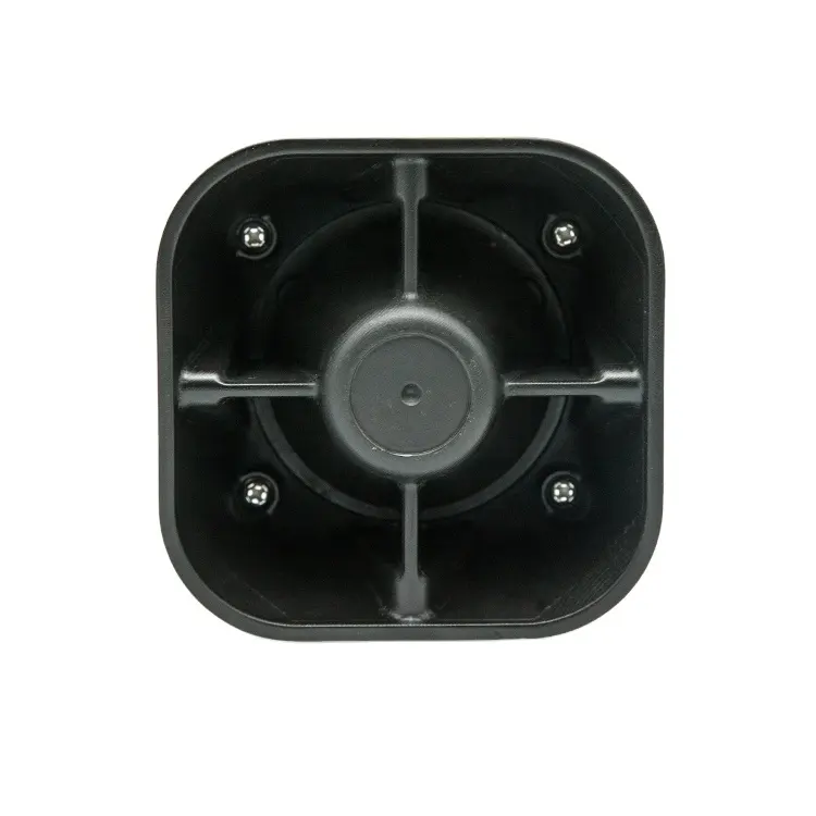 Yüksek kalite 12V 38.5mm 17ohm siyah kare yangın araba amplifikatör hoparlör Alarm hoparlör boynuz