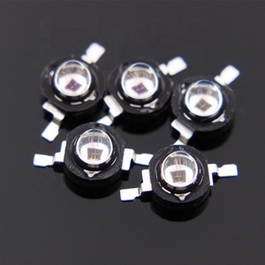 Fábrica 3W Infrarrojo IR LED de alta potencia Emisor Cámara CCTV Diodo IR para seguridad Negro Blanco Shell 850nm 940nm Chips Bombilla - Product Image 3