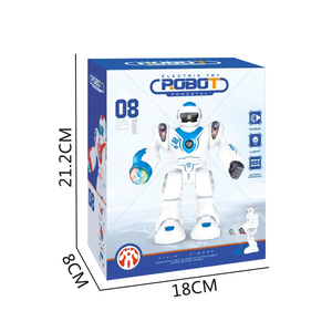 Robot BO operado por batería con música y luz, juguetes de aprendizaje, robot Educativo, juguetes para niños - Product Image 2