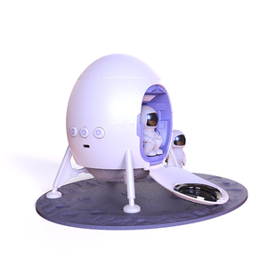 Spaceman gece lambası uzay gemisi projektör tip-c Plug-in bulutsusu işık ortam işığı Astronaut uzay kapsülü BT hoparlörlü - Product Image 4