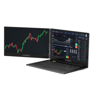 デュアルスクリーンラップトップコンピューター14インチ、i7-1255UプロセッサーFHD1920x1080ディスプレイBluetooth5.2 USB 3.0 WiFi - Product Image 1