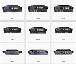 LINSN X100/X102 все-в-одном светодиодный дисплей Контроллер видеопроцессор DVI VGA CV Вход 11V-220V напряжение переменного тока