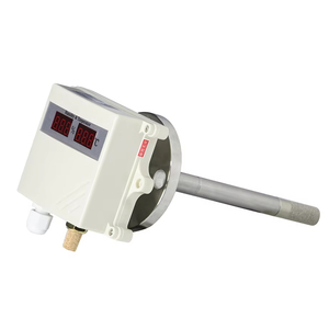 Großhandel anpassbare ABS Online Pipeline montiert Flansch Temperatur Feuchtigkeit sensor Hoch temperatur 4-20ma/RS485 OEM Support - Product Image 1