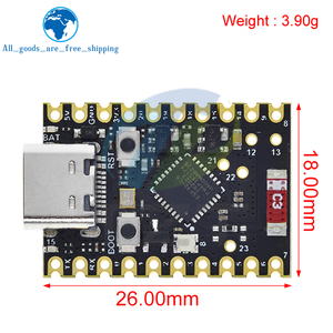Scheda di sviluppo ESP32-C6 TZT SuperMini scheda di programmazione microcontrollore di apprendimento scheda centrale del Controller - Product Image 2