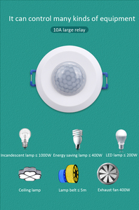 Interruptor de luz con Sensor de movimiento, control de iluminación inteligente, pir - Product Image 2