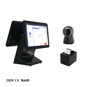 Großhandel 15 Zoll POS Registrier kasse Restaurants Android Windows Software Terminal Tankstelle Pos Terminal Restaurant Point Sale - Product Image 2